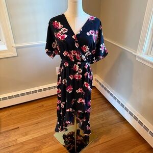 J. Crew Floral Midi Dress